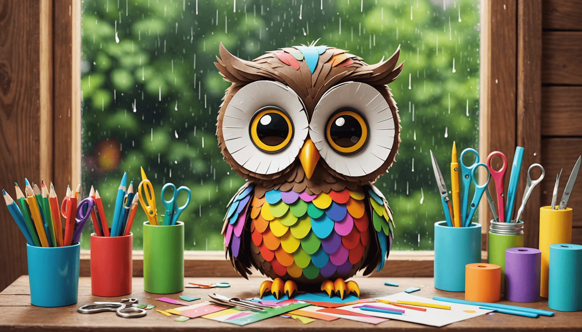 Rainy Day Arts and Crafts for Kids
