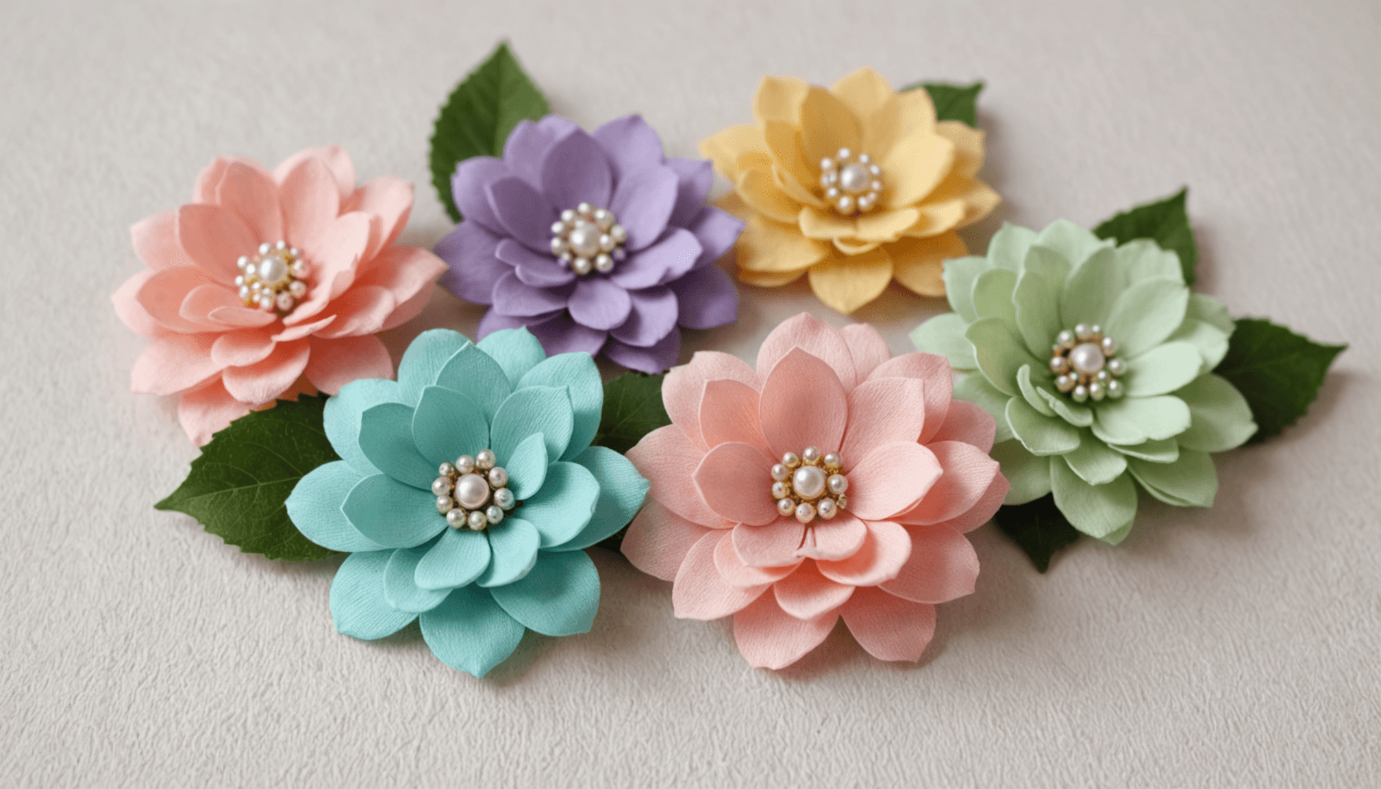 Handmade Fabric Flowers and Accessories