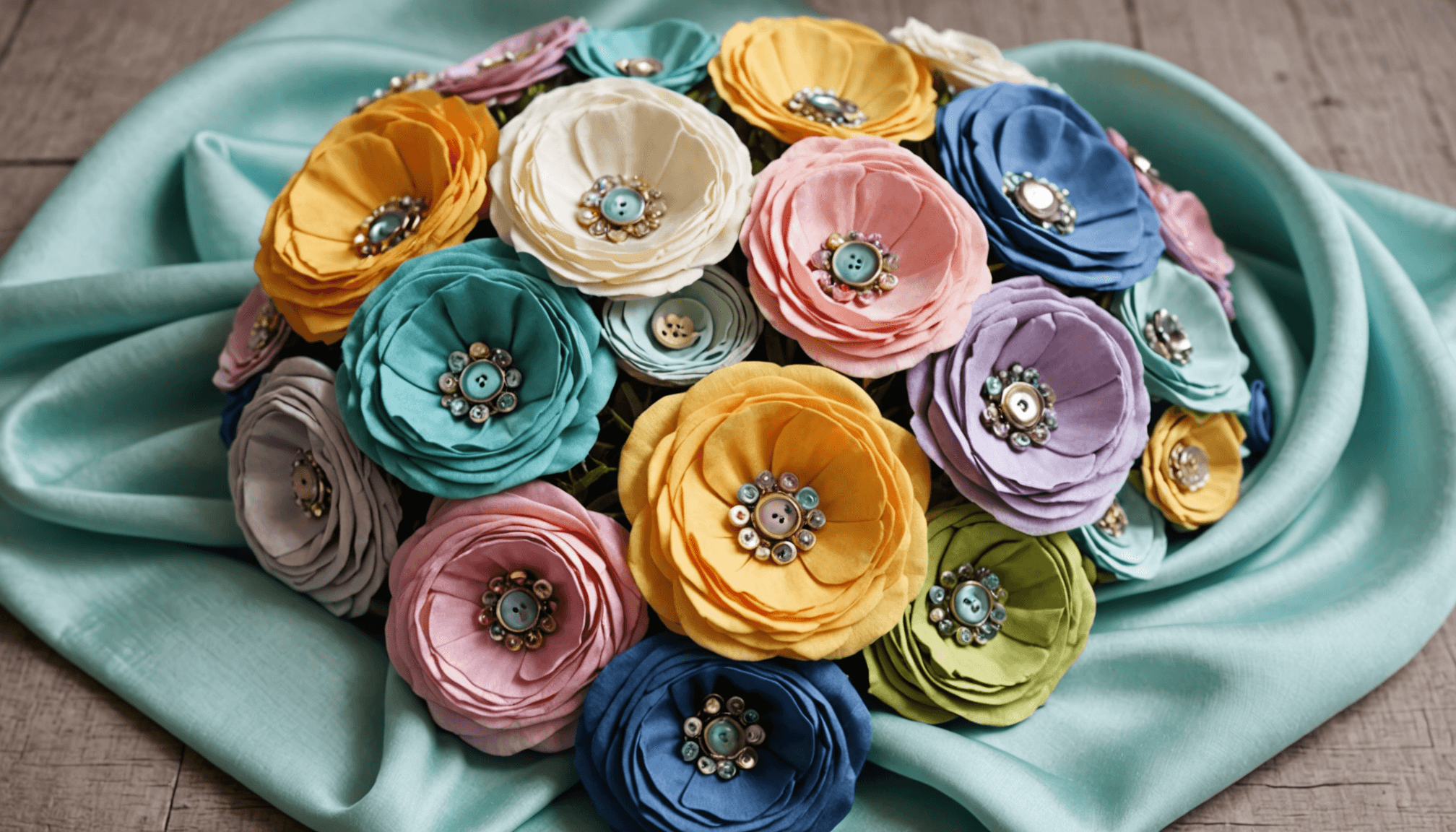 Handmade Fabric Flowers and Accessories