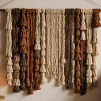 Yarn Wall Hangings and Weaving Crafts