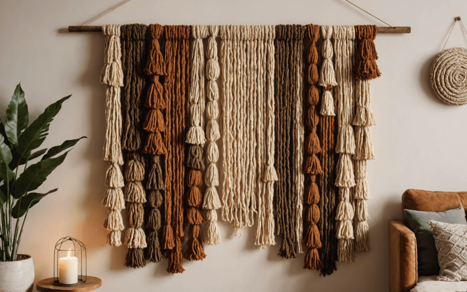 Yarn Wall Hangings and Weaving Crafts
